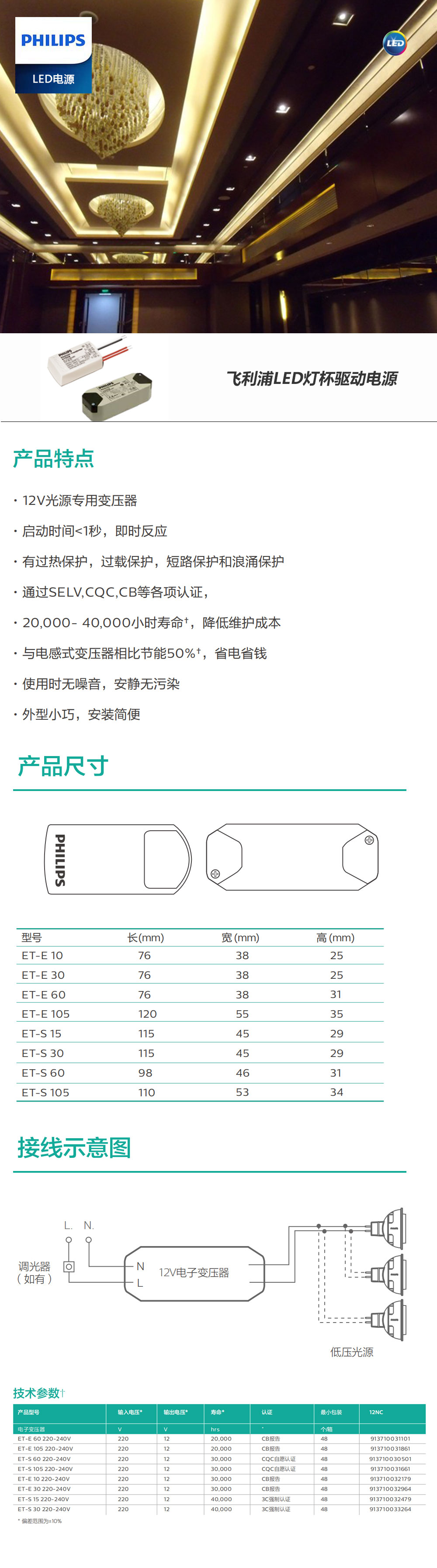 飛利浦LED燈杯驅動電源-.jpg